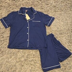 Eberjey Navy Pajama Set